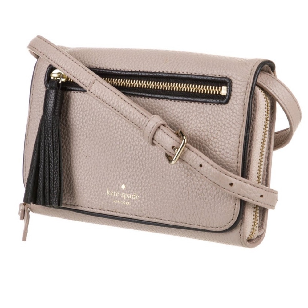 KATE SPADE NEW YORK CHESTER STREET AVIE PEBBLED LEATHER CROSSBODY BAG